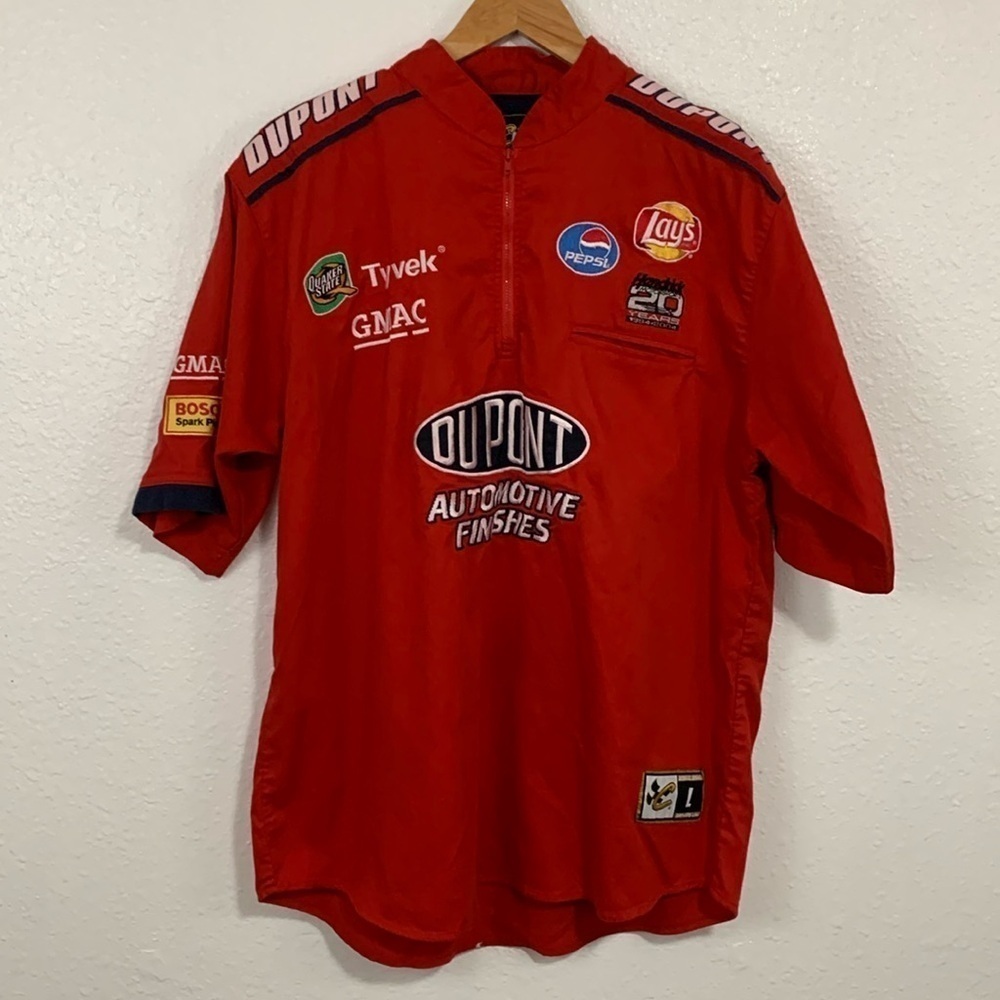 Chase Authentics Vintage Racing Pit Crew T Shirt Size L